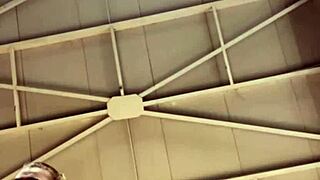 Shaved Teen's Big Tits Bounce in Public Gym Hardcore Fuck