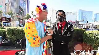 ladyboy bends for monster cock anal contest pounding