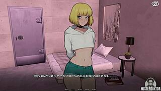 Stuck in bunker with teasing femboy ladyboy game