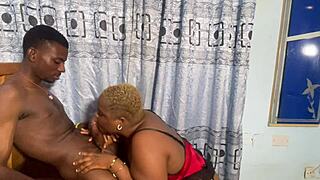 Naughty night nurse sneaks holiday licks in lingerie