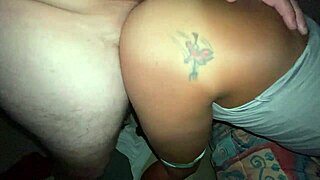 Thick Cum Spraying Across Her Massive Tits