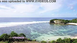 i love fingering my tight asian asshole on the beach so naughty