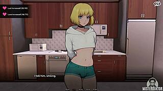 Stuck in bunker with teasing femboy ladyboy game