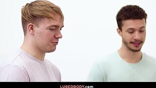 apollo and joshua share milf natasha's oiled nuru massage halfsies