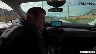 Curvy Tattooed Redhead Rides Cock with Rimjob Reality Twist