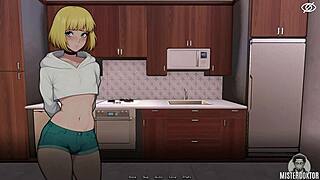 Stuck in bunker with teasing femboy ladyboy game