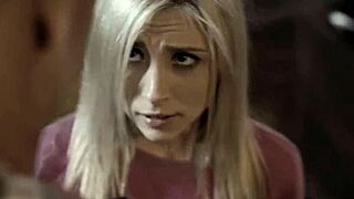 daddy why you rough fucking my tight teen pussy so hard stepdaughter?