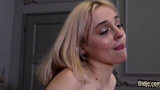 does old landlord deserve teen's wet riding orgasm