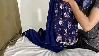 Angry Indian beauty secretly fucks lover's cock hard and deep