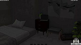 Stuck in bunker with teasing femboy ladyboy game