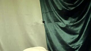 Bound slave endures degrading self-session with belt uro