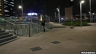 skinny french blonde screams anal ecstasy as cuckold watches facetime