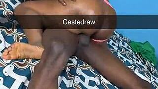 Can you handle how her bubble butt bounces while riding you hard?