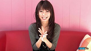 Shy big clit babe strips naked and deepthroats cock eagerly!