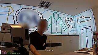 desperate mall teens trade public sex for cute clothes in european shop orgy