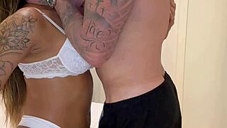 Gym Hotwife Takes Monster Cock Deep in Her Tight Pussy