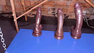 Lola Spice tests giant BBC dildos in part 2