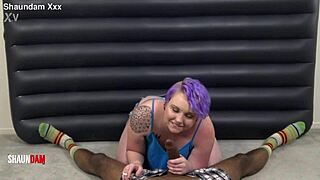 Big tits babe smokes while bent over shaundamxxx massive black cock