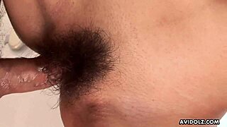 Japanese rino tokiwa sucks cock hard in uncensored pov closeup