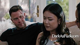 My tiny asian friends explore kinky toys