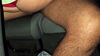 Brazilian slut fucked by black bull in car cuck drives