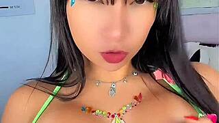 sexy latina emanuelly raquel commands carnaval joi strokes