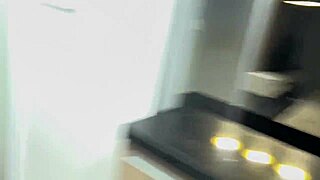 Jealous Brazilian girlfriend amberzinha rides my cock rough before pizza arrives