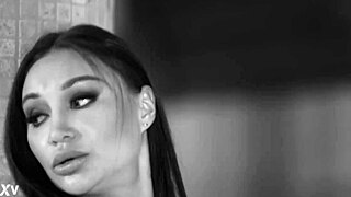 Submissive Monika Fox drilled deep in BDSM DP session