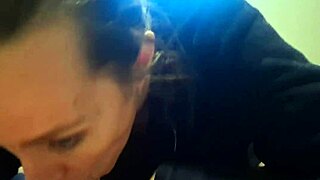 Homemade Girl Next Door Swallows Sloppy Cum-Filled Blowjob Load