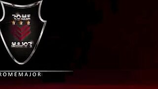 kinky italian milf babe bent over as rome major rides big ass pussy