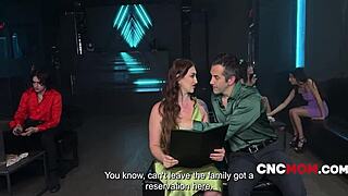 milf hangs out casually with donnie rock and elias cash