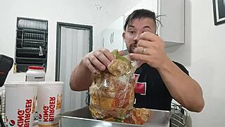 ever seen a milf devour the biggest burger king cock?