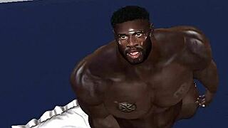 Clinton McDonald teaches wife to swallow huge black dick