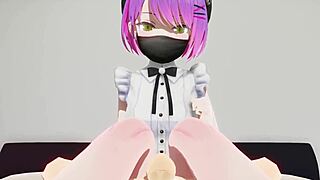 Towa's Teasing Japanese Footjob Leads to Explosive Cumshot Handjob Finale