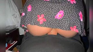 damn, this young mexican's juicy ass bounces wildly on her boyfriend's huge cock cowgirl style?