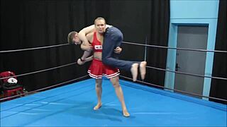 russian girl lifts guy effortlessly in athletic display