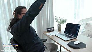 Young exotic jasminy villar takes rough dap anal pounding from four big cocks while squirting pussy untouched and gulping drinks