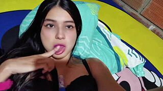 yuliethgomez amateur latina shows see-through toys homemade