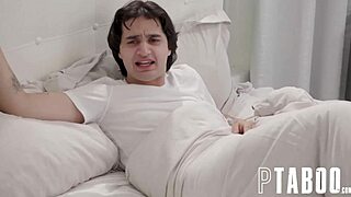 whoa elias catches annie spying on his massive cock jerking session