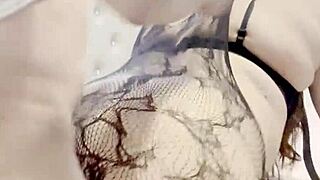 Wife's Lingerie Hides Suggestive Skirt Lift for Secret Thrusts