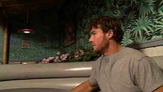 Busty blonde cindy behr rides big cock in restaurant booth then takes cumshot