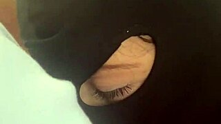 red lips suck then doggy in fishnets till squirt