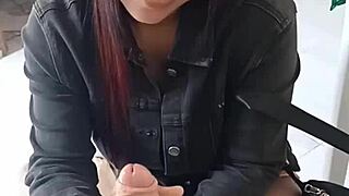 your girlfriend heads to work from new york but fucks instead for cash, right?