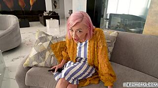 Adira Allure Jerks Allen Swift's Raging Hard Cock