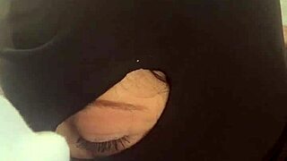 red lips suck then doggy in fishnets till squirt