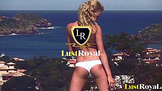 Blonde MILF rims sexy client's tight asshole in erotic massage session