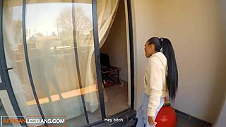 damn these amateur ebony lesbians twerk and devour meaty wet pussies raw