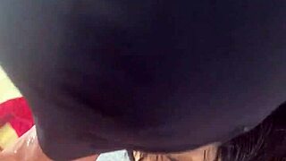 red lips suck then doggy in fishnets till squirt