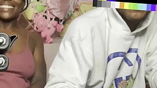 just casual couch banging with petite ebony midget