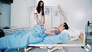 Tempting Exotic Nurse Heals Huge Cock With Mouth Hands Wet Cunt